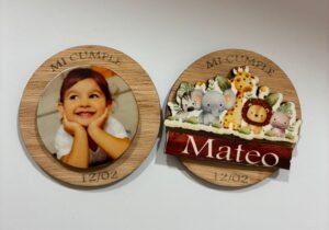 Imanes grabado con foto en relieve hasta 6 cm